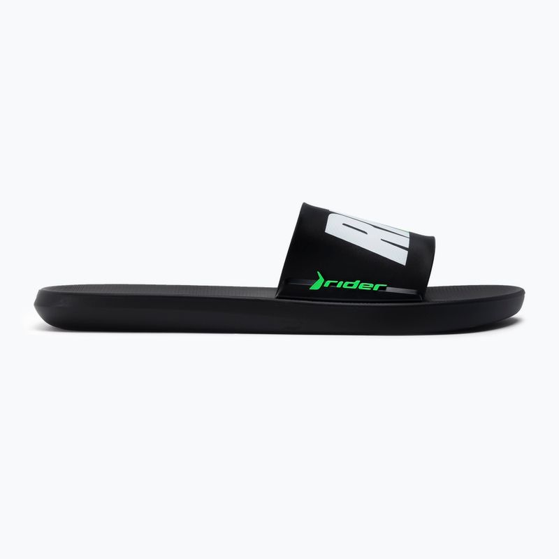 Klapki męskie RIDER Speed Graphics black/white/green 2