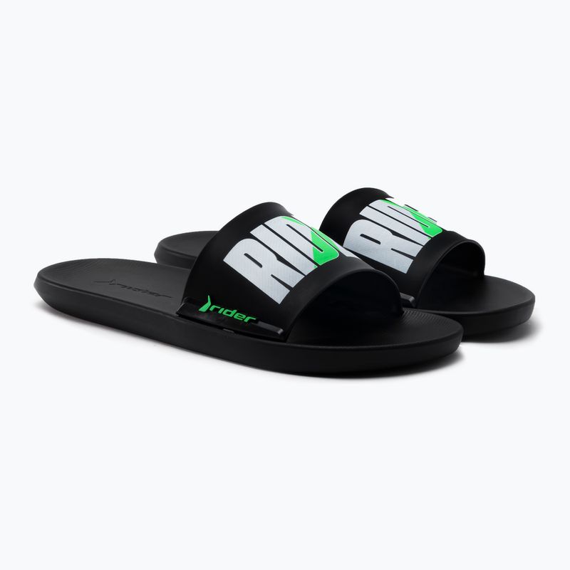 Klapki męskie RIDER Speed Graphics black/white/green 6