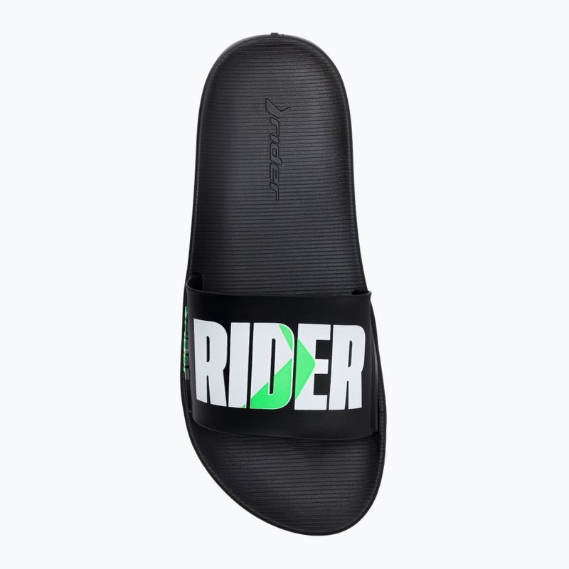 Klapki męskie RIDER Speed Graphics black/white/green 7