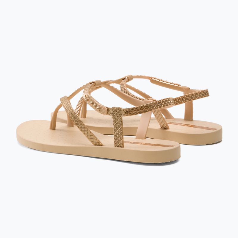 Sandały damskie Ipanema Class Wish II beige/gold 3