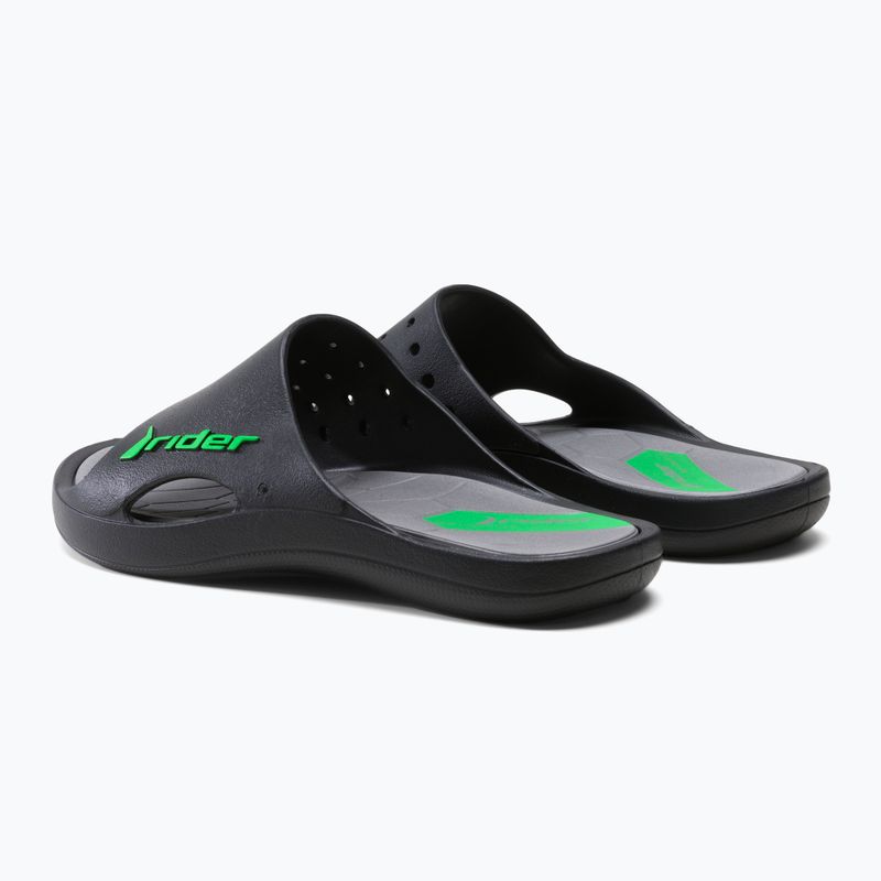 Klapki męskie RIDER Bay X Ad black/grey 3