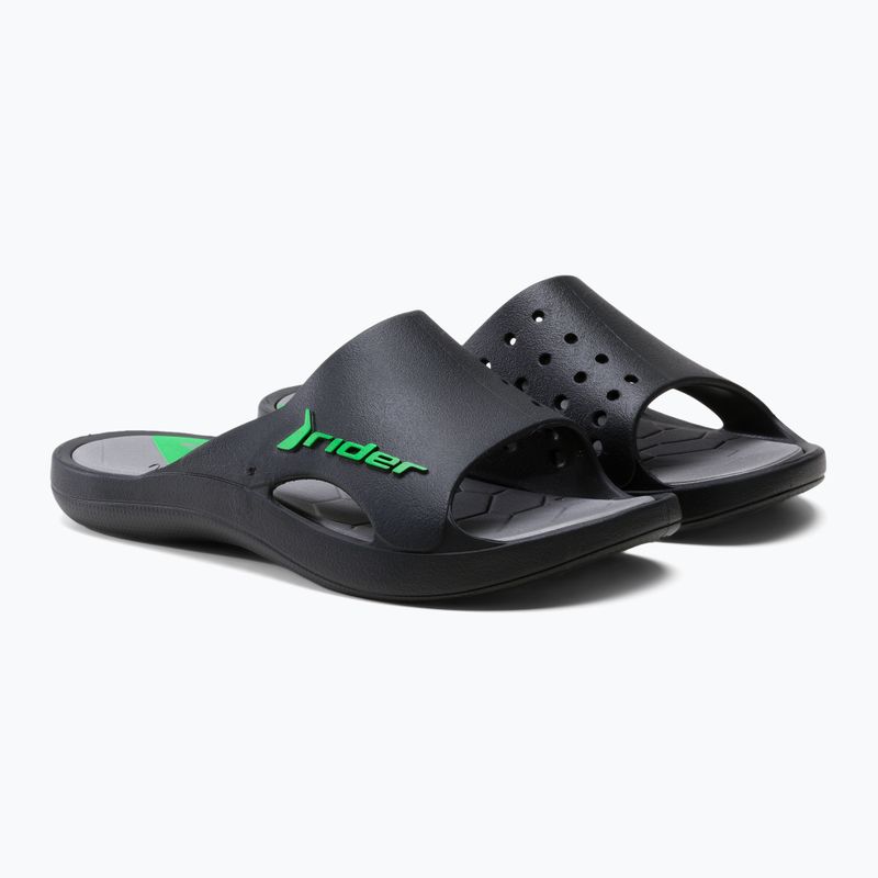 Klapki męskie RIDER Bay X Ad black/grey 4