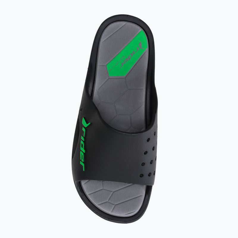 Klapki męskie RIDER Bay X Ad black/grey 6