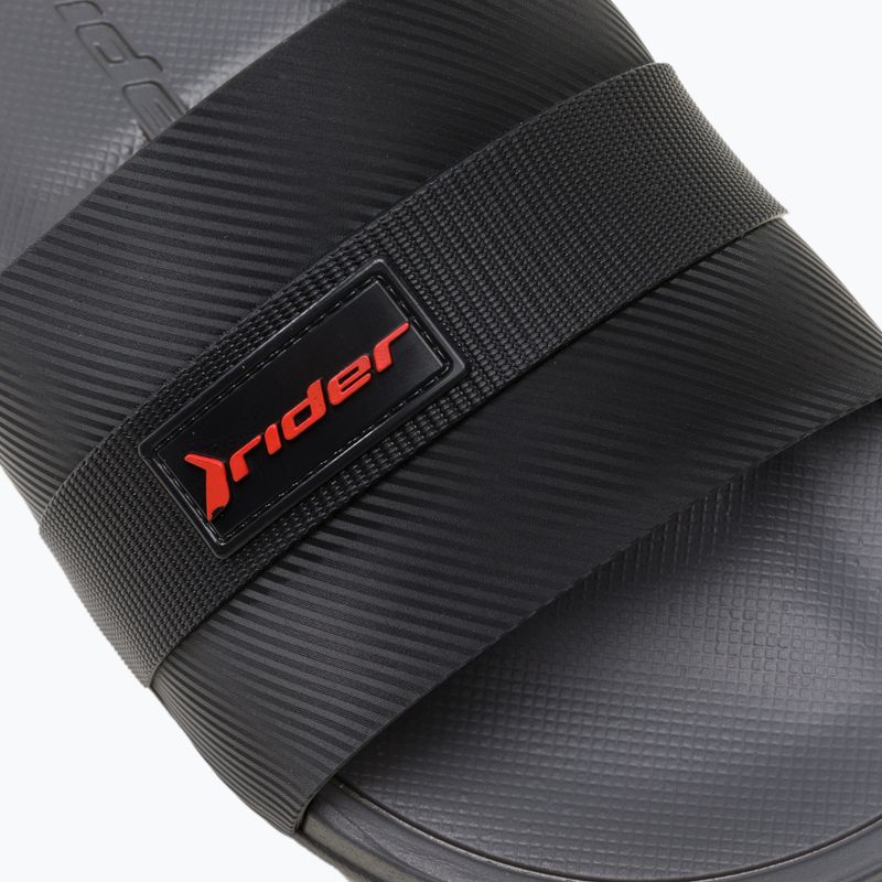 Klapki męskie RIDER Go Slide Ad dark grey/black 7