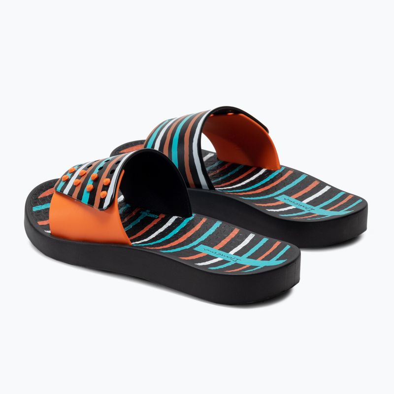 Klapki dziecięce Ipanema Unisex Slide black/orange 3