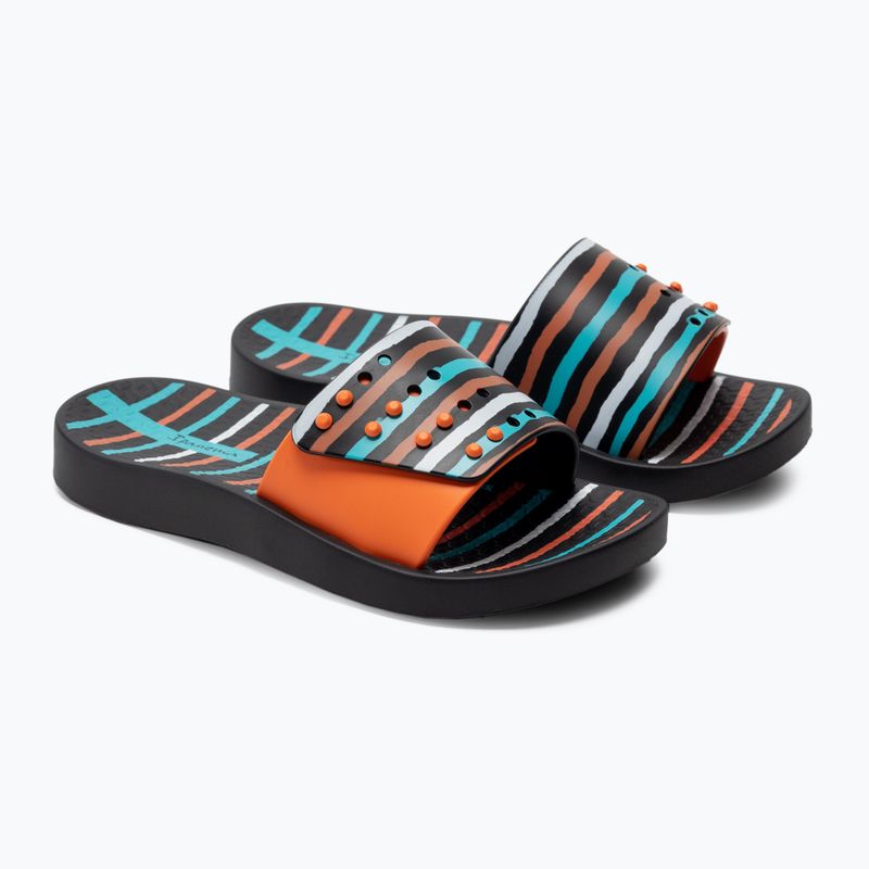 Klapki dziecięce Ipanema Unisex Slide black/orange 5