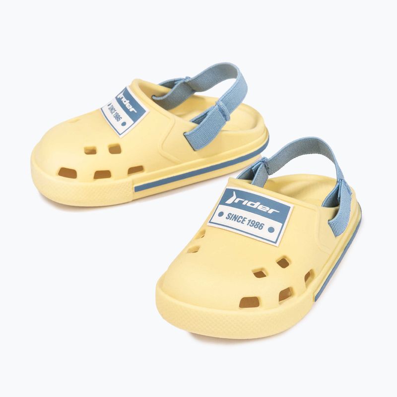 Sandały dziecięce RIDER Drip Babuch Ki yellow/blue 10