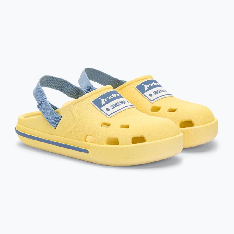 Sandały dziecięce RIDER Drip Babuch Ki yellow/blue 4