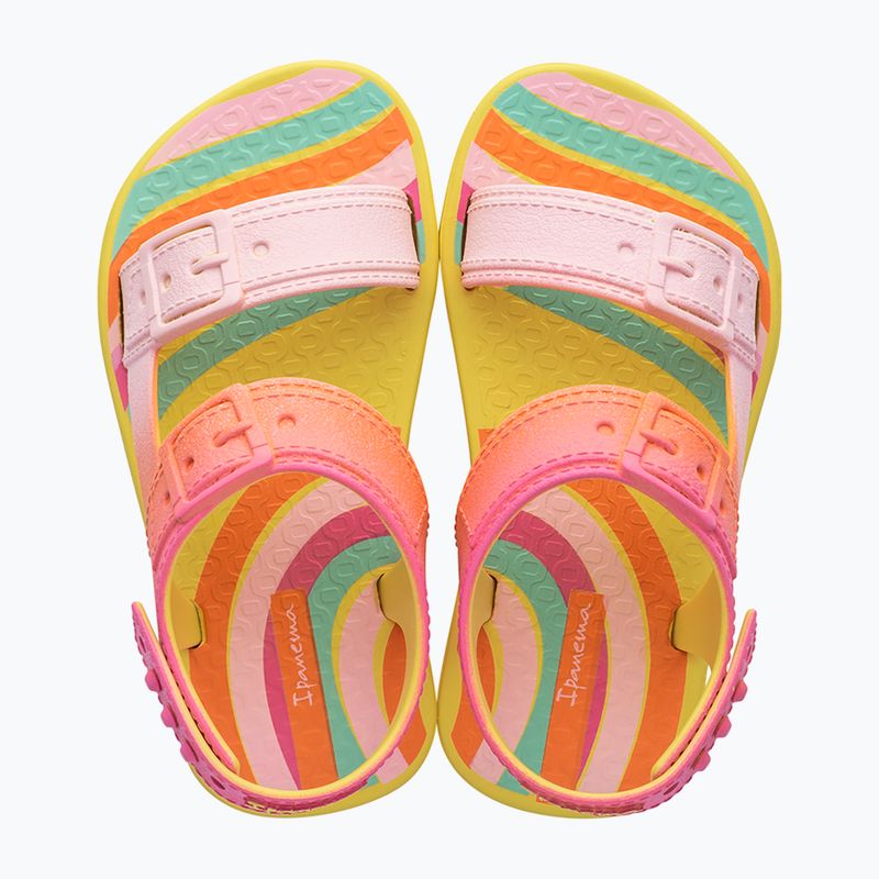 Sandały dziecięce Ipanema Brincar Papete Baby yellow/pink/orange 9