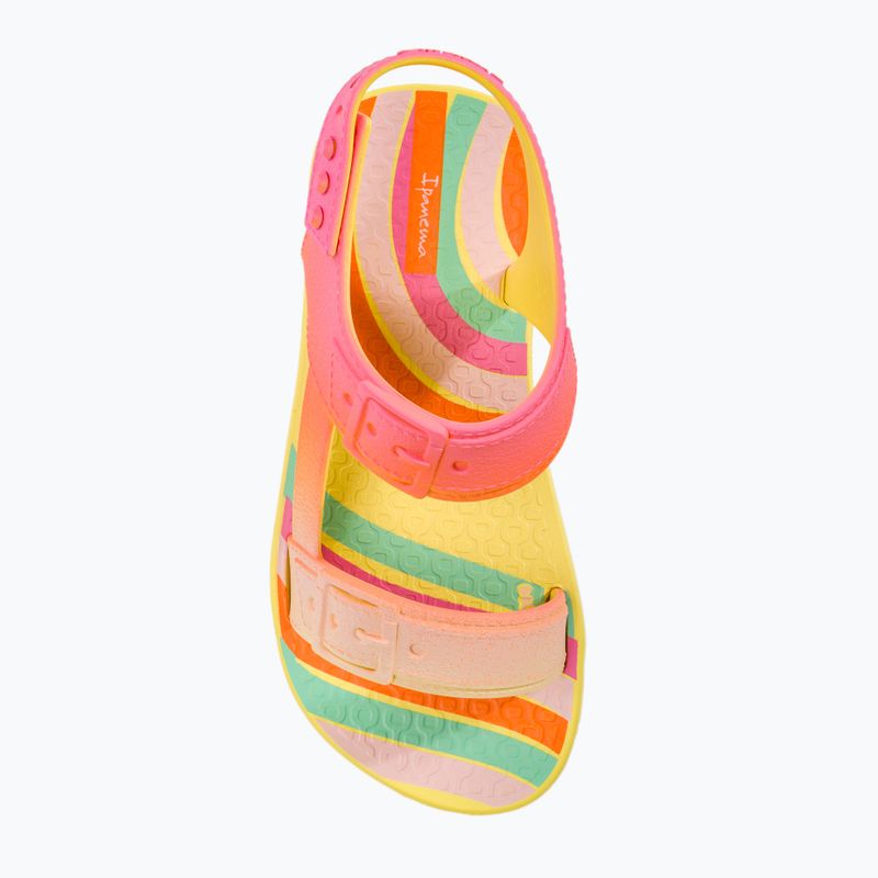 Sandały dziecięce Ipanema Brincar Papete Baby yellow/pink/orange 5