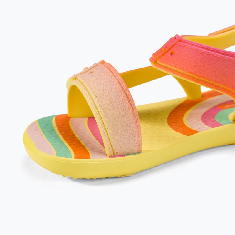 Sandały dziecięce Ipanema Brincar Papete Baby yellow/pink/orange 7