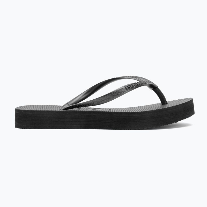 Japonki damskie Havaianas Slim Platform black 2
