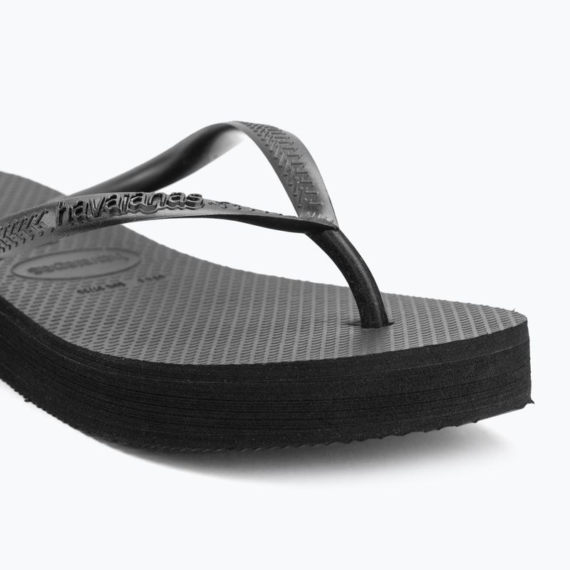 Japonki damskie Havaianas Slim Platform black 7