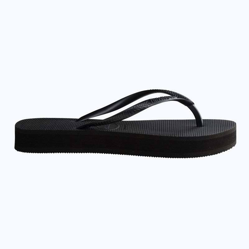 Japonki damskie Havaianas Slim Platform black 2