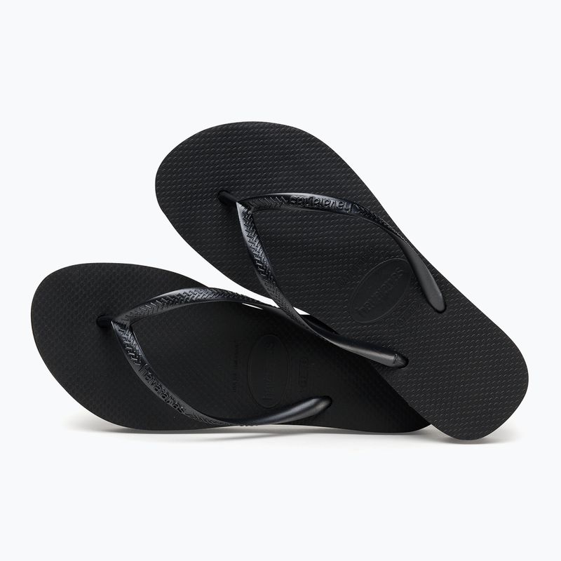 Japonki damskie Havaianas Slim Platform black 4