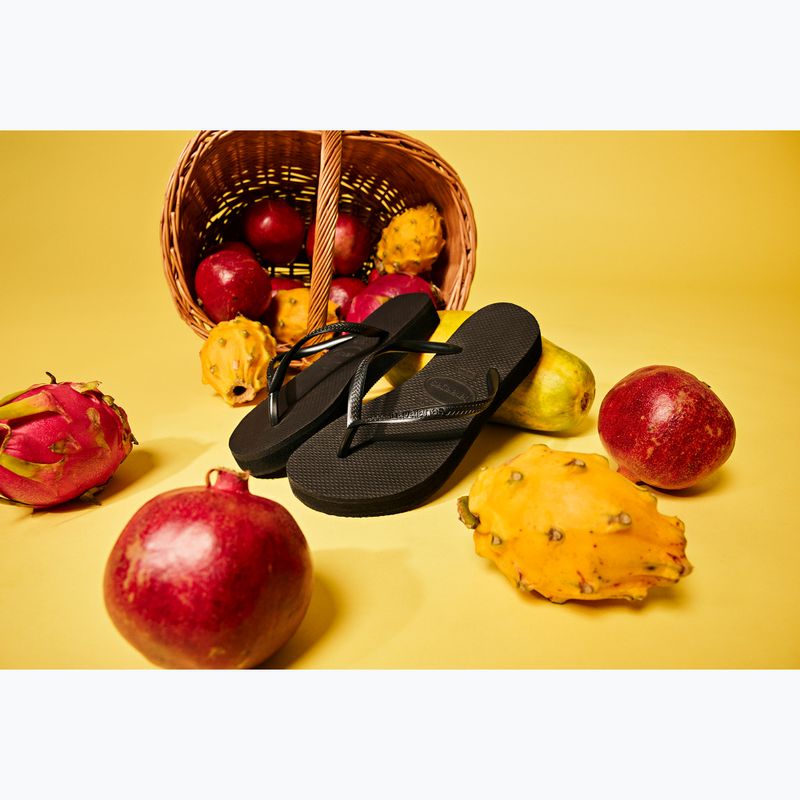 Japonki damskie Havaianas Slim Platform black 7
