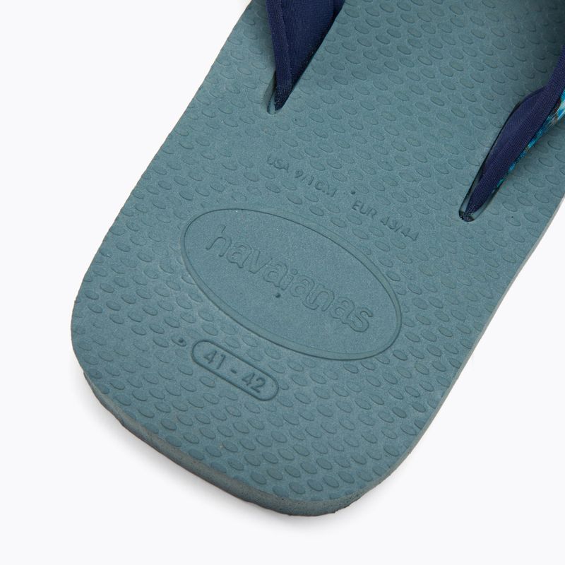 Japonki męskie Havaianas Surf Material silver/blue 9