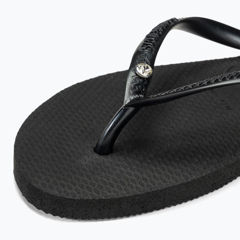 Japonki damskie Havaianas Slim Crystal Sw II black 8