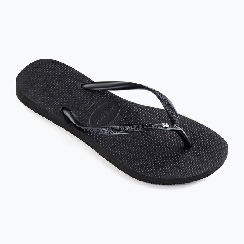 Japonki damskie Havaianas Slim Crystal Sw II black 9