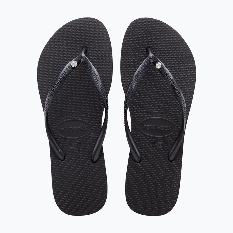 Japonki damskie Havaianas Slim Crystal Sw II black 11