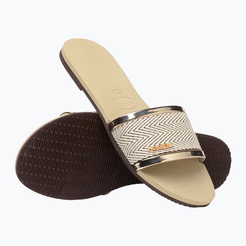 Klapki damskie Havaianas You Trancoso Premium sand grey 9