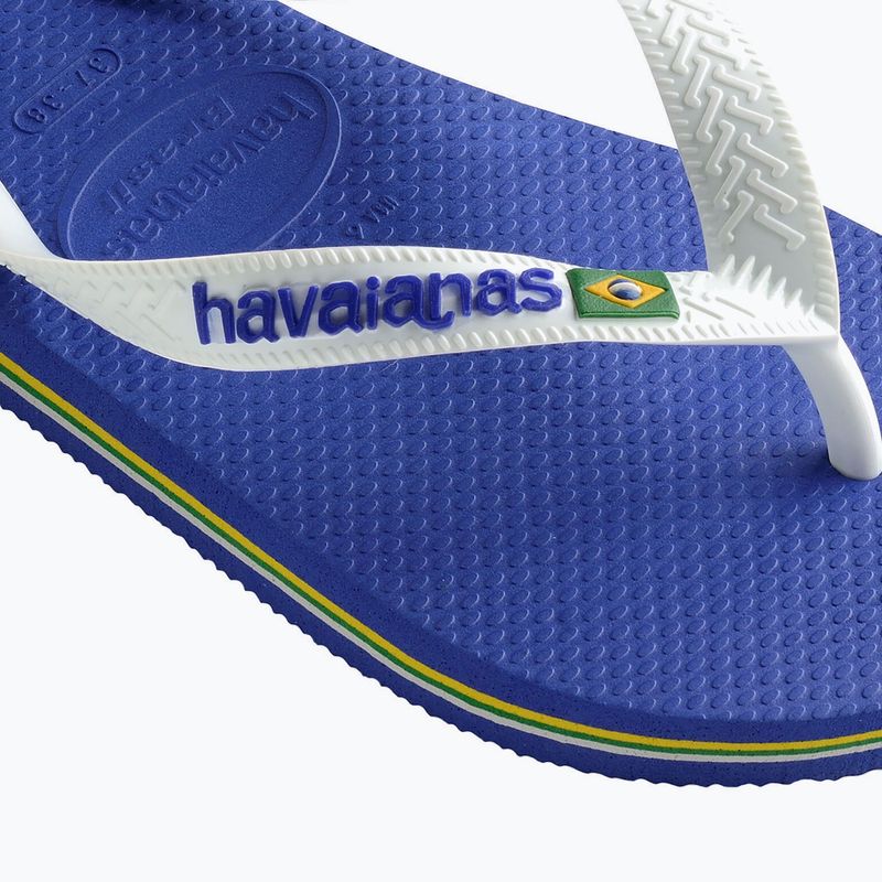 Japonki Havaianas Brasil Logo marine blue 12