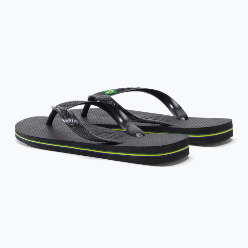 Japonki Havaianas Brasil black 3
