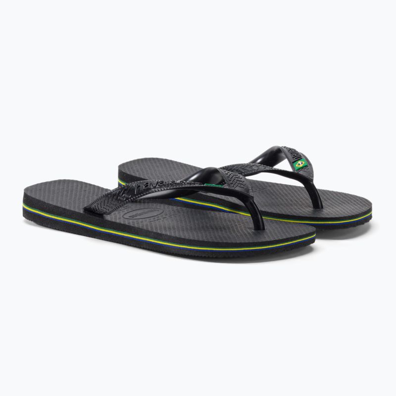 Japonki Havaianas Brasil black 5