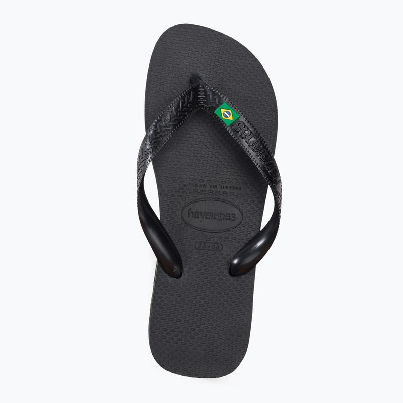 Japonki Havaianas Brasil black 6