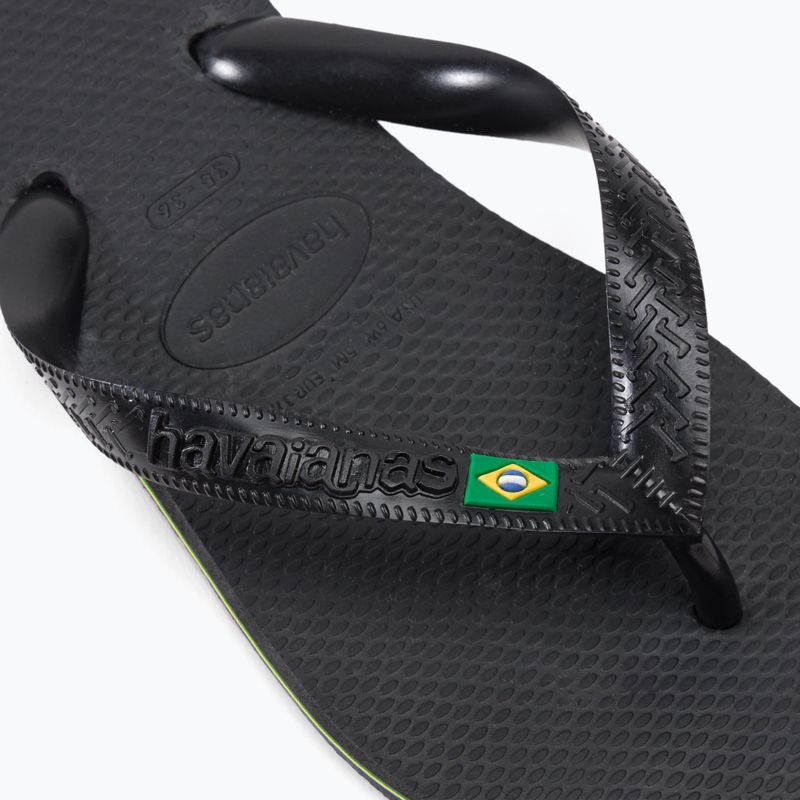 Japonki Havaianas Brasil black 7