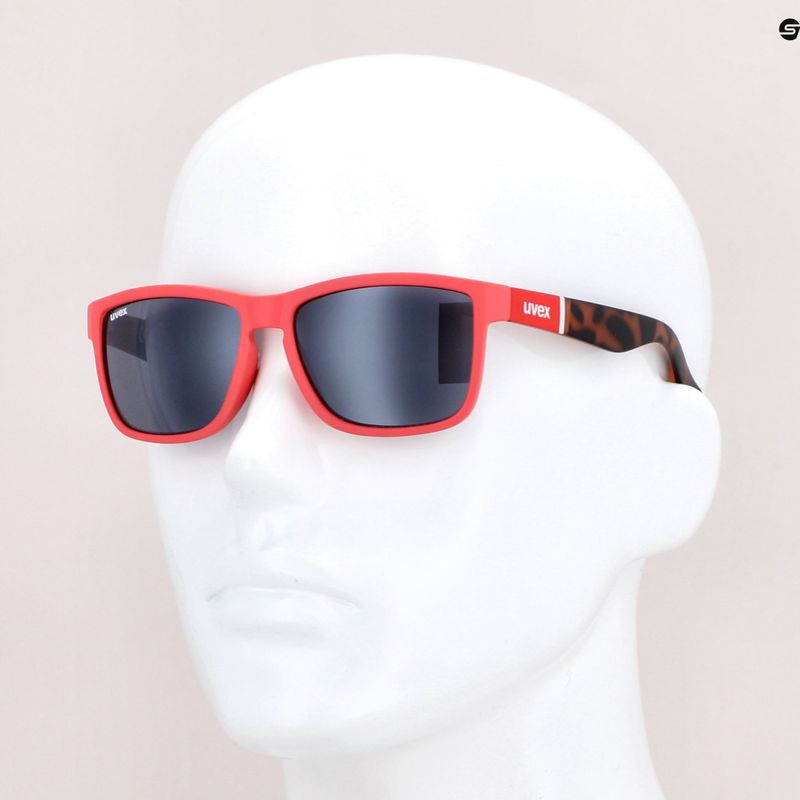 Okulary przeciwsłoneczne UVEX Lgl 39 rose matt havanna/litemirror silver 6
