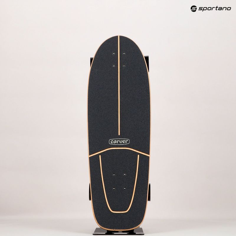 Deskorolka surfskate Carver C7 Raw 31.25" Knox Phoenix 2022 Complete czarno-czerwona C1013011133 11