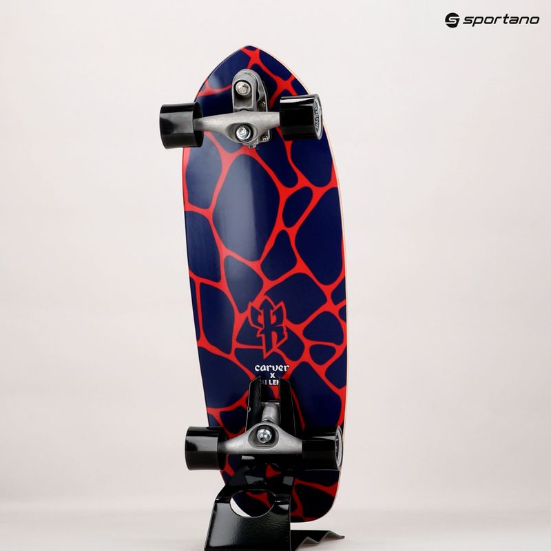 Deskorolka surfskate Carver C7 Raw 31" Kai Lava 2022 Complete czerwono-fioletowa C1013011142 18