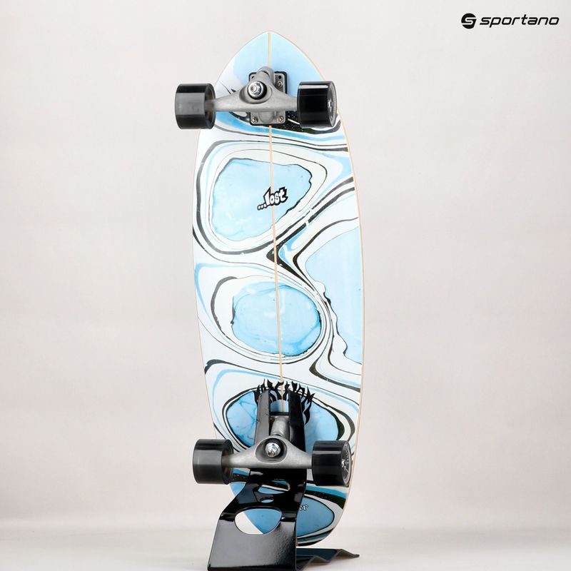 Deskorolka surfskate Carver Lost CX Raw 32" Quiver Killer 2021 Complete niebiesko-biała L1012011107 11