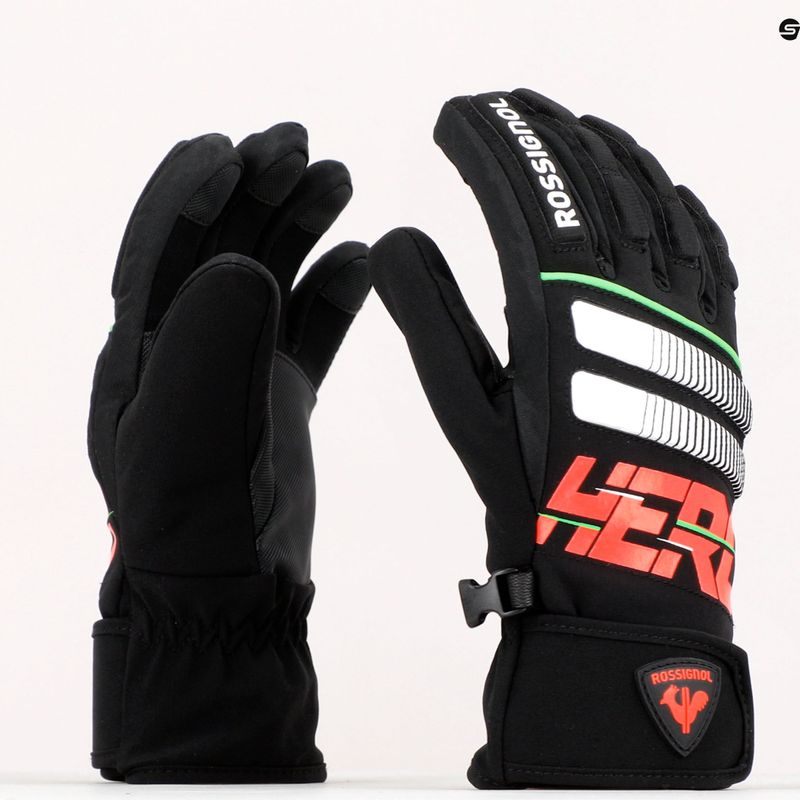 Rękawice narciarskie dziecięce Rossignol Hero Impr G black 10