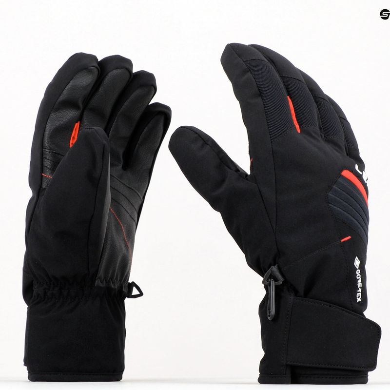 Rękawice narciarskie LEKI Spox GTX black/red 10