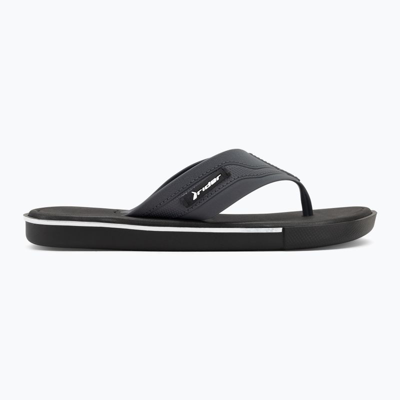 Japonki męskie RIDER Spin Thong Ad black/grey/black 2