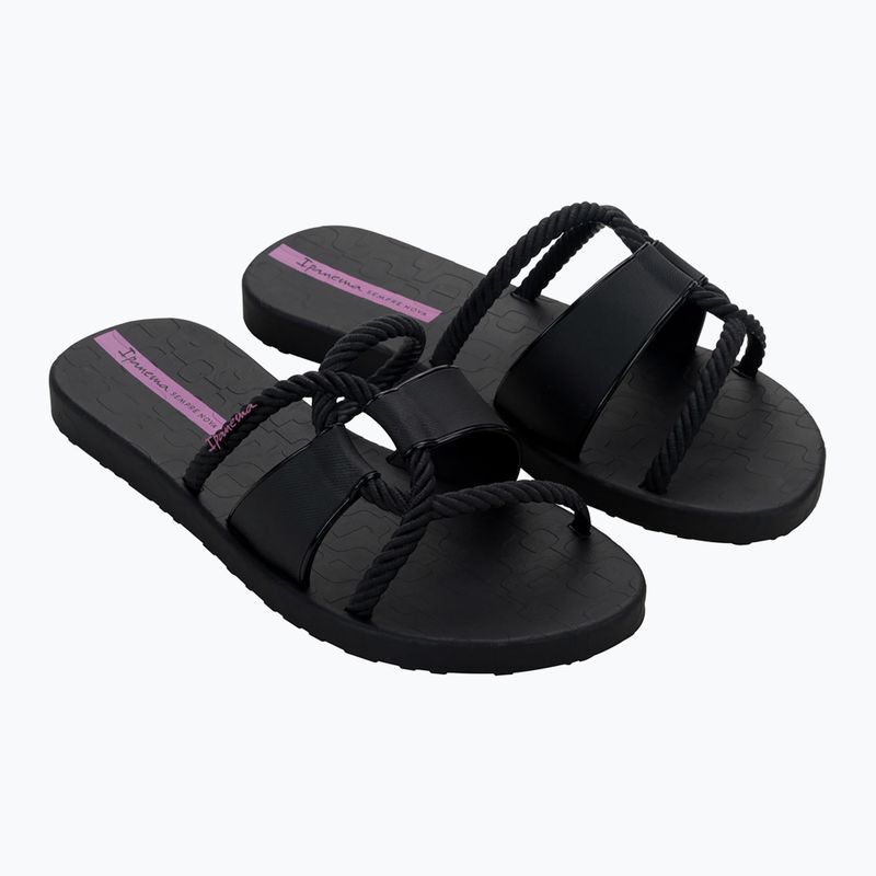Klapki damskie Ipanema Diversa Slide black/lilac