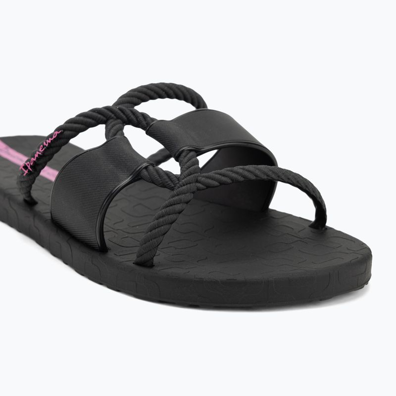 Klapki damskie Ipanema Diversa Slide black/lilac 7