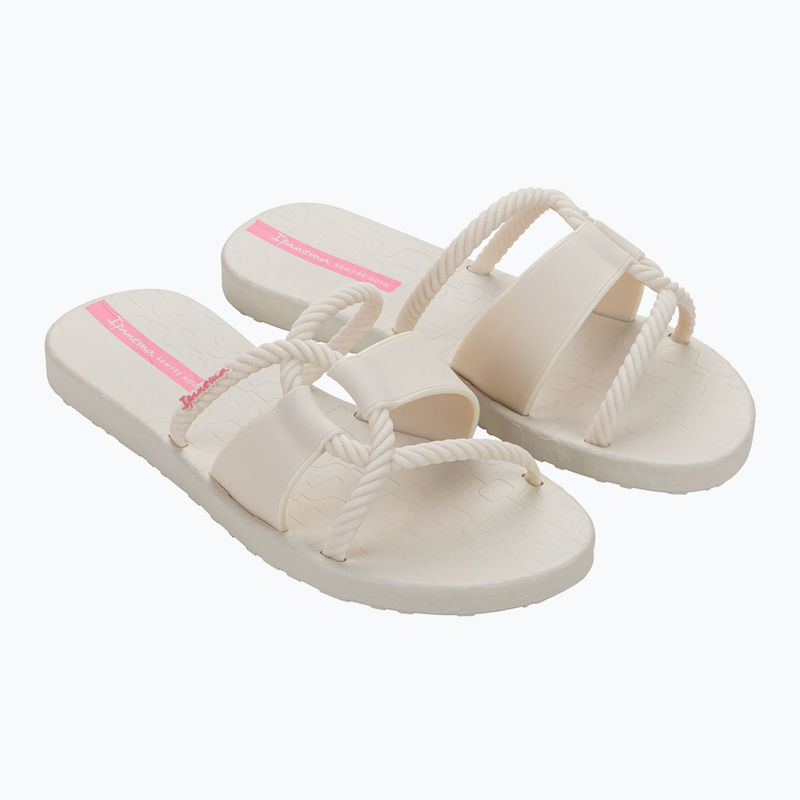 Klapki damskie Ipanema Diversa Slide off white/pink