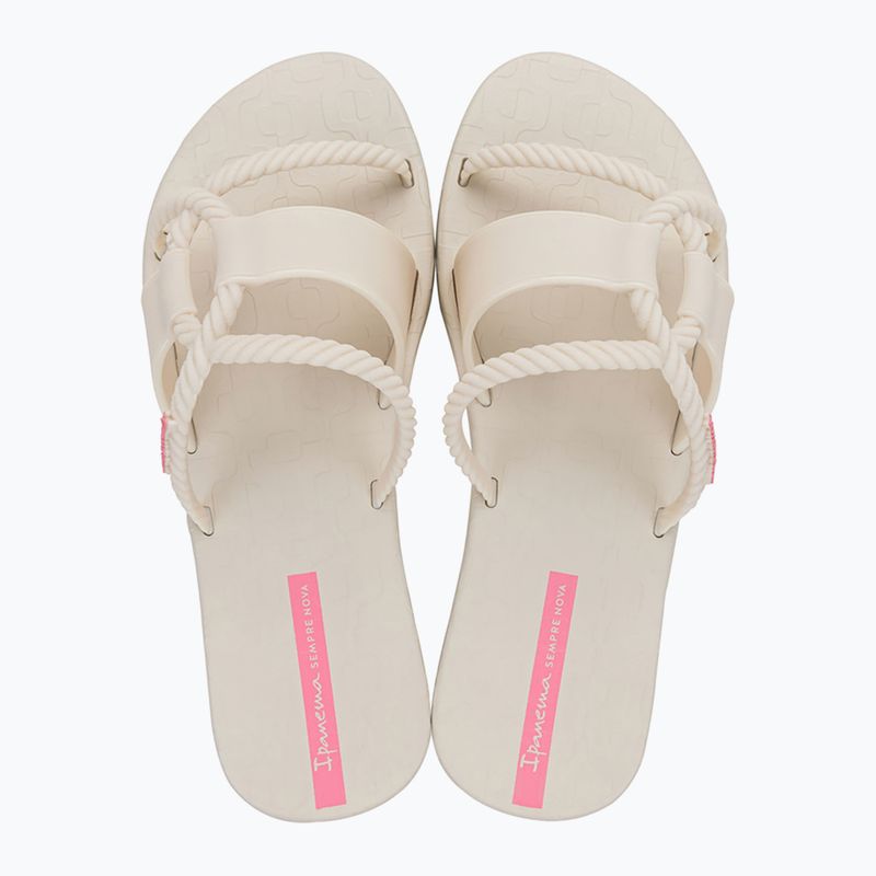 Klapki damskie Ipanema Diversa Slide off white/pink 2