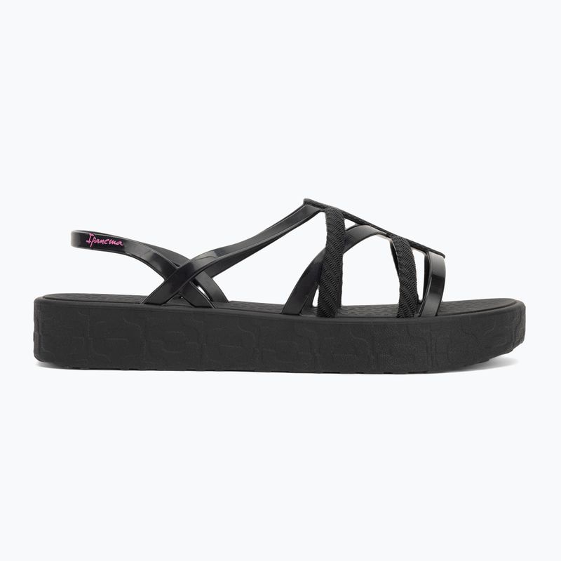 Sandały damskie Ipanema Diversa Flatform black/black/lilac 2