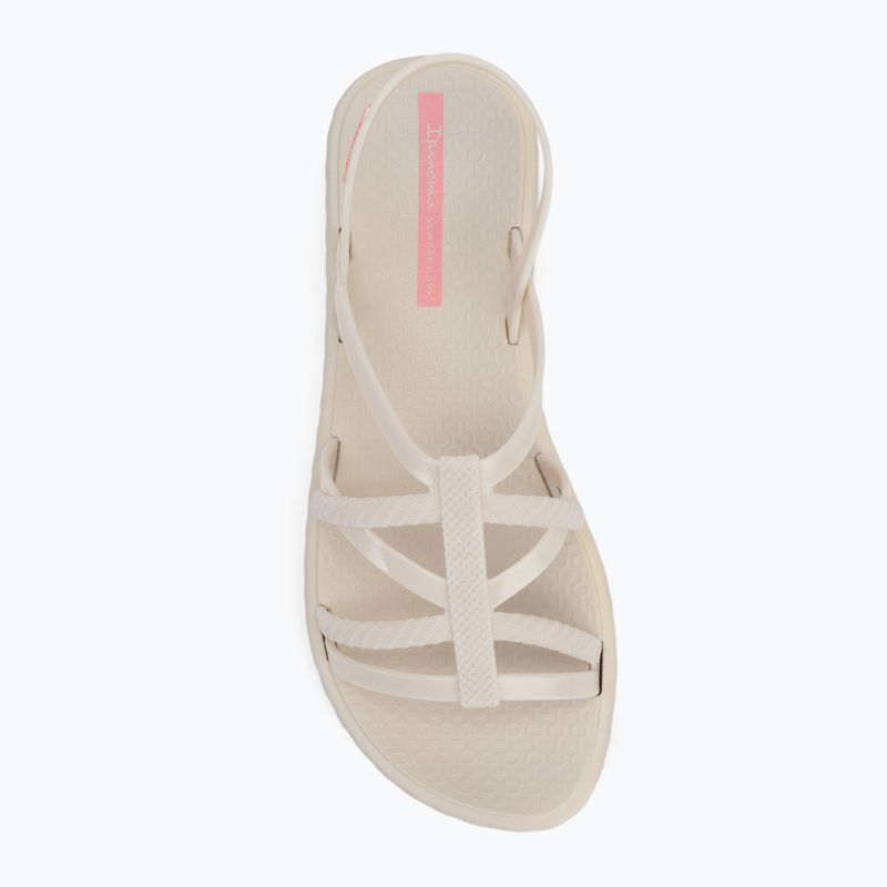 Sandały damskie Ipanema Diversa Flatform beige/beige/pink 5