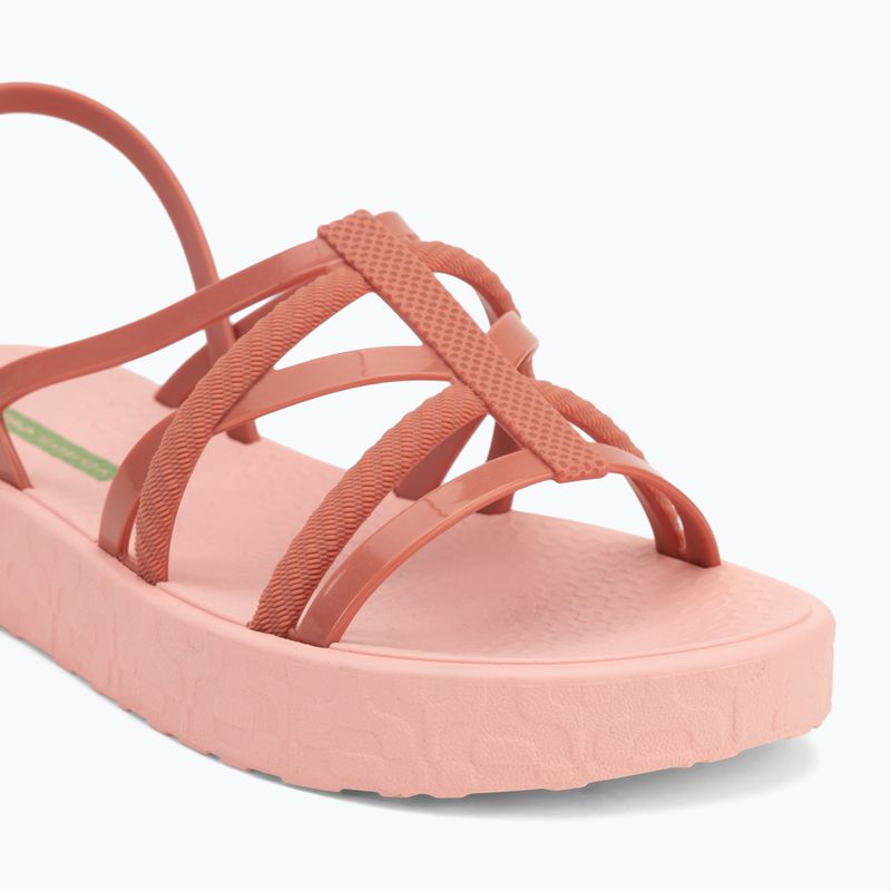Sandały damskie Ipanema Diversa Flatform light pink/pink/green 7