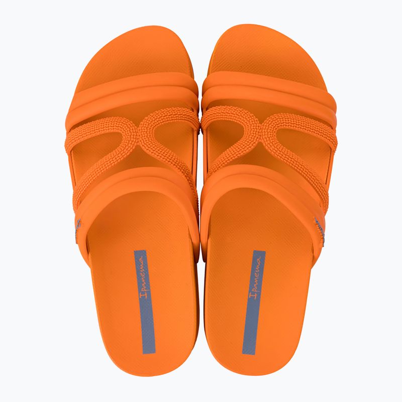Klapki damskie Ipanema Walk Slide orange/orange/blue 2