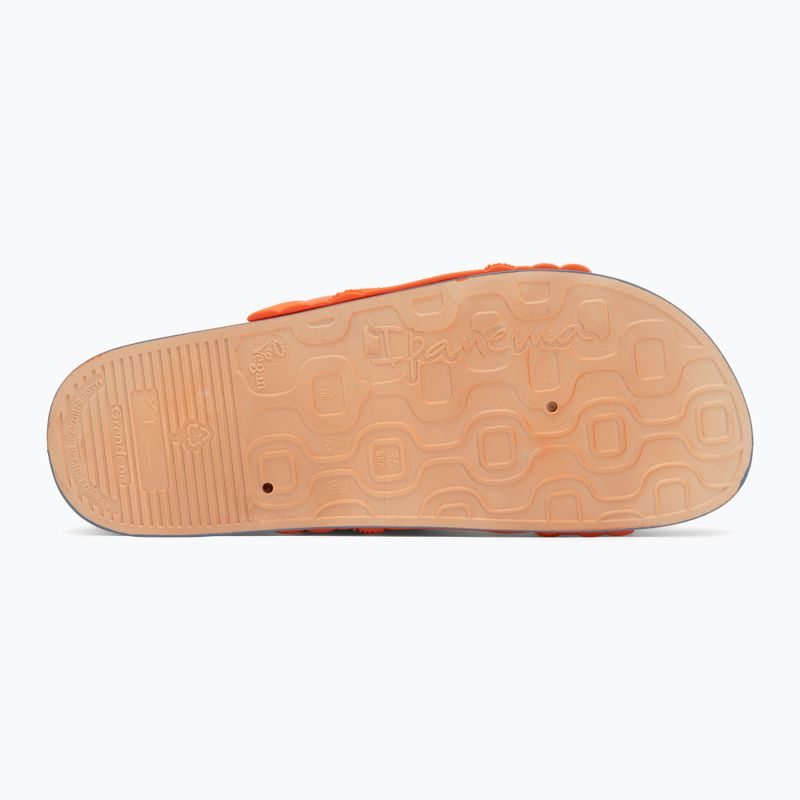 Klapki damskie Ipanema Walk Slide orange/orange/blue 4