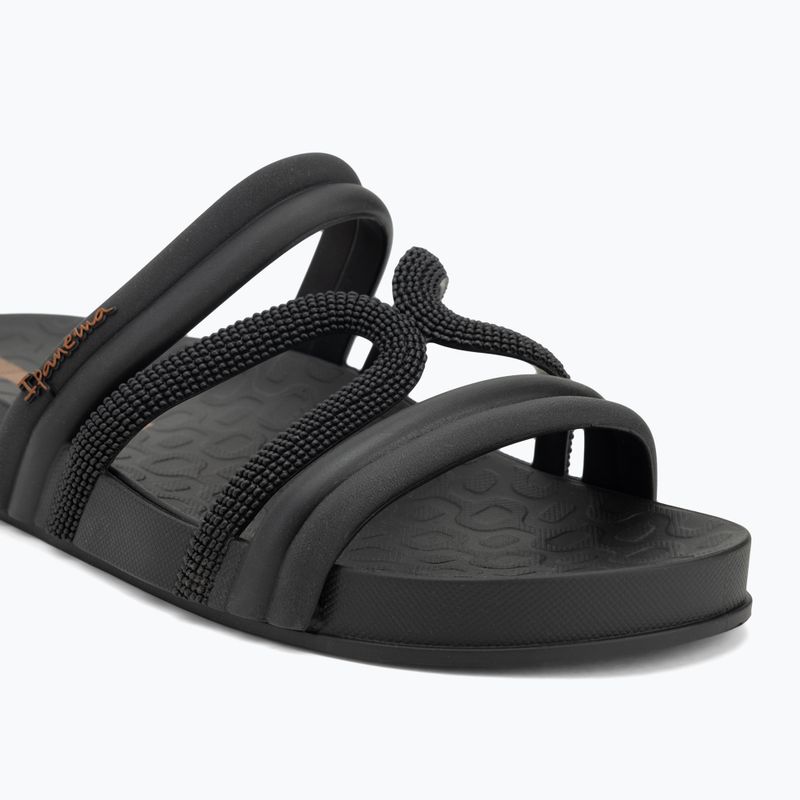 Klapki damskie Ipanema Walk Slide black/black/brown 7