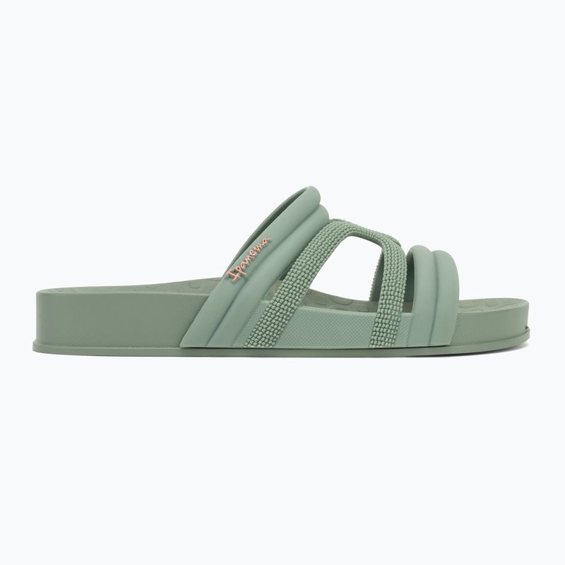 Klapki damskie Ipanema Walk Slide green/green/pink 2