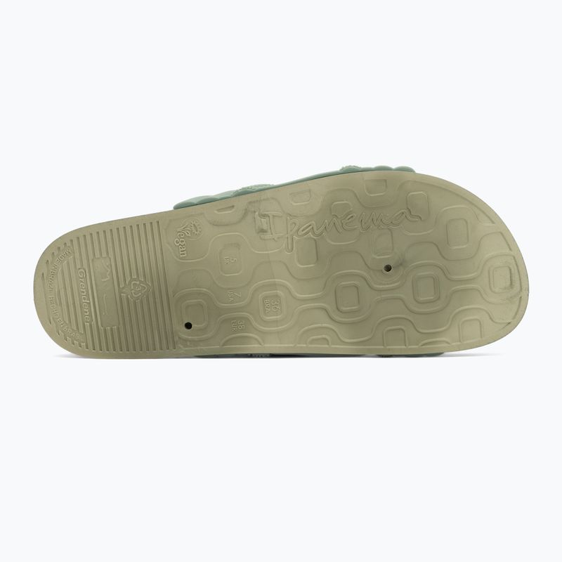Klapki damskie Ipanema Walk Slide green/green/pink 4