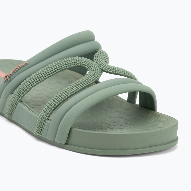 Klapki damskie Ipanema Walk Slide green/green/pink 7